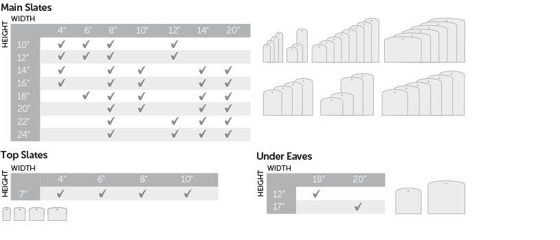 Greys Artstone Stone Slate Size